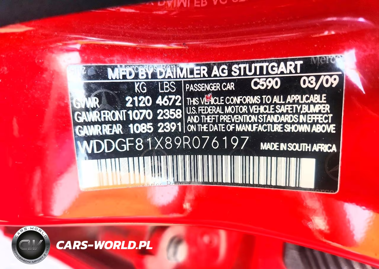 2009 Mercedes-Benz C 300 4Matic VIN:WDDGF81X89R076197 - 12
