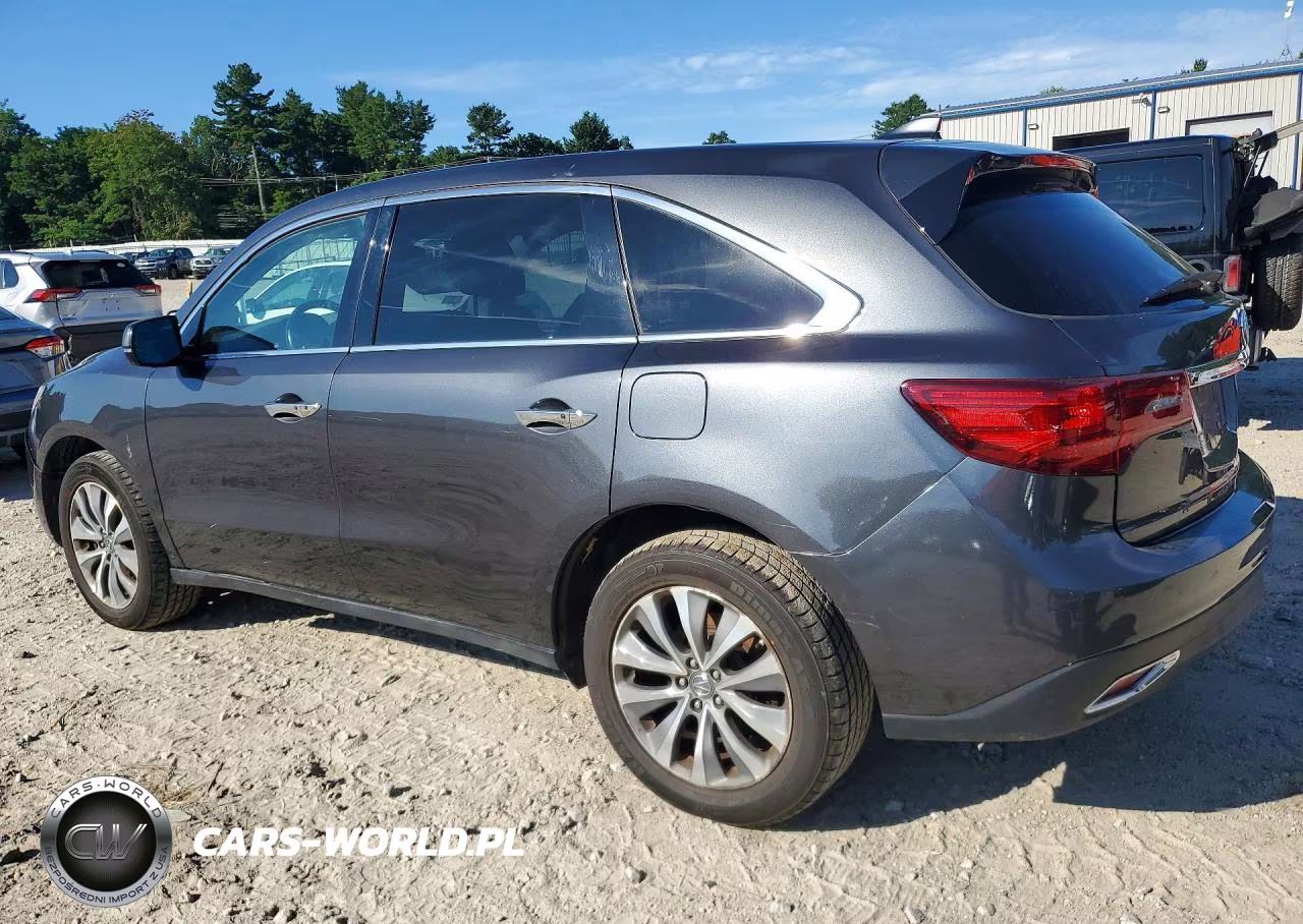 2014 Acura Mdx Technology VIN:5FRYD4H42EB036107 - 2