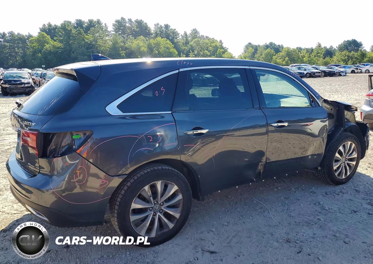 2014 Acura Mdx Technology VIN:5FRYD4H42EB036107 - 3