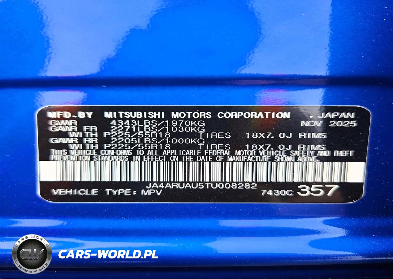 2026 Mitsubishi Outlander Sport S-Se VIN:JA4ARUAU5TU008282 - 13