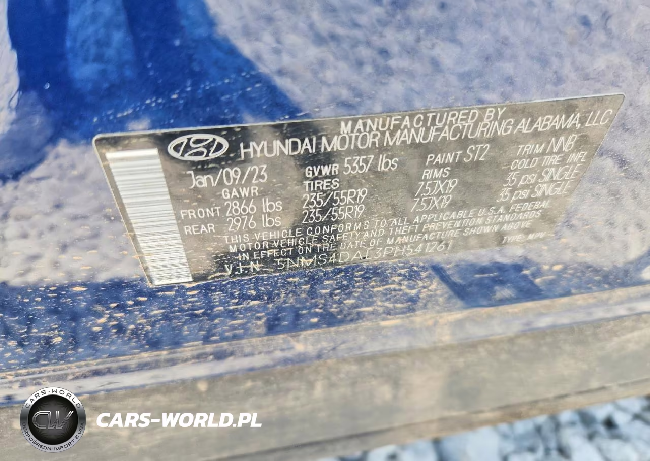 2023 Hyundai Santa Fe Limited VIN:5NMS4DAL3PH541261 - 13