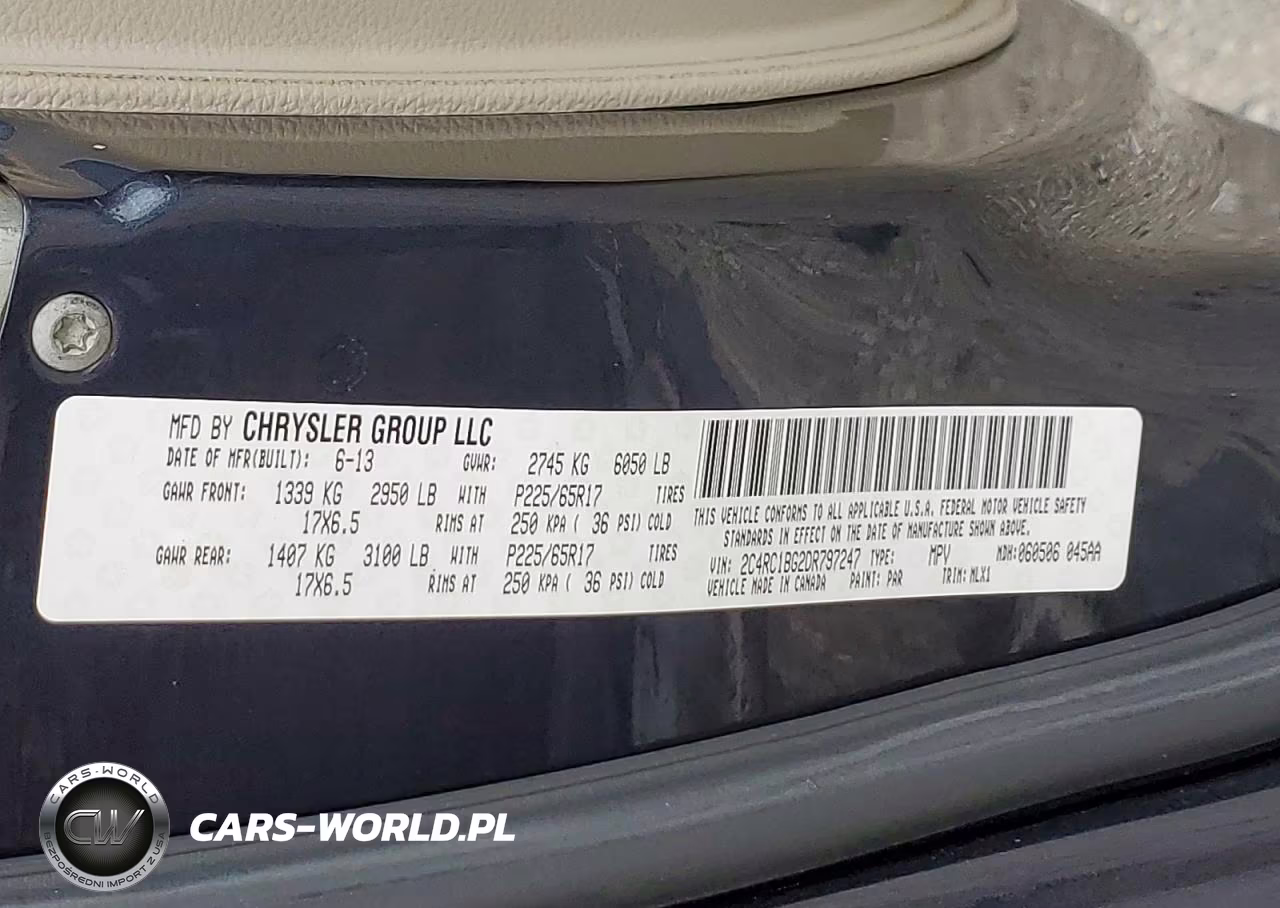 2013 Chrysler Town & Country Touring VIN:2C4RC1BG2DR797247 - 13