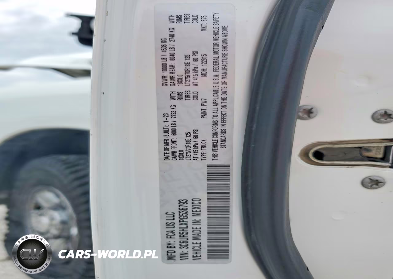 2023 Ram 2500 Tradesman VIN:3C6UR5HLXPG536793 - 14