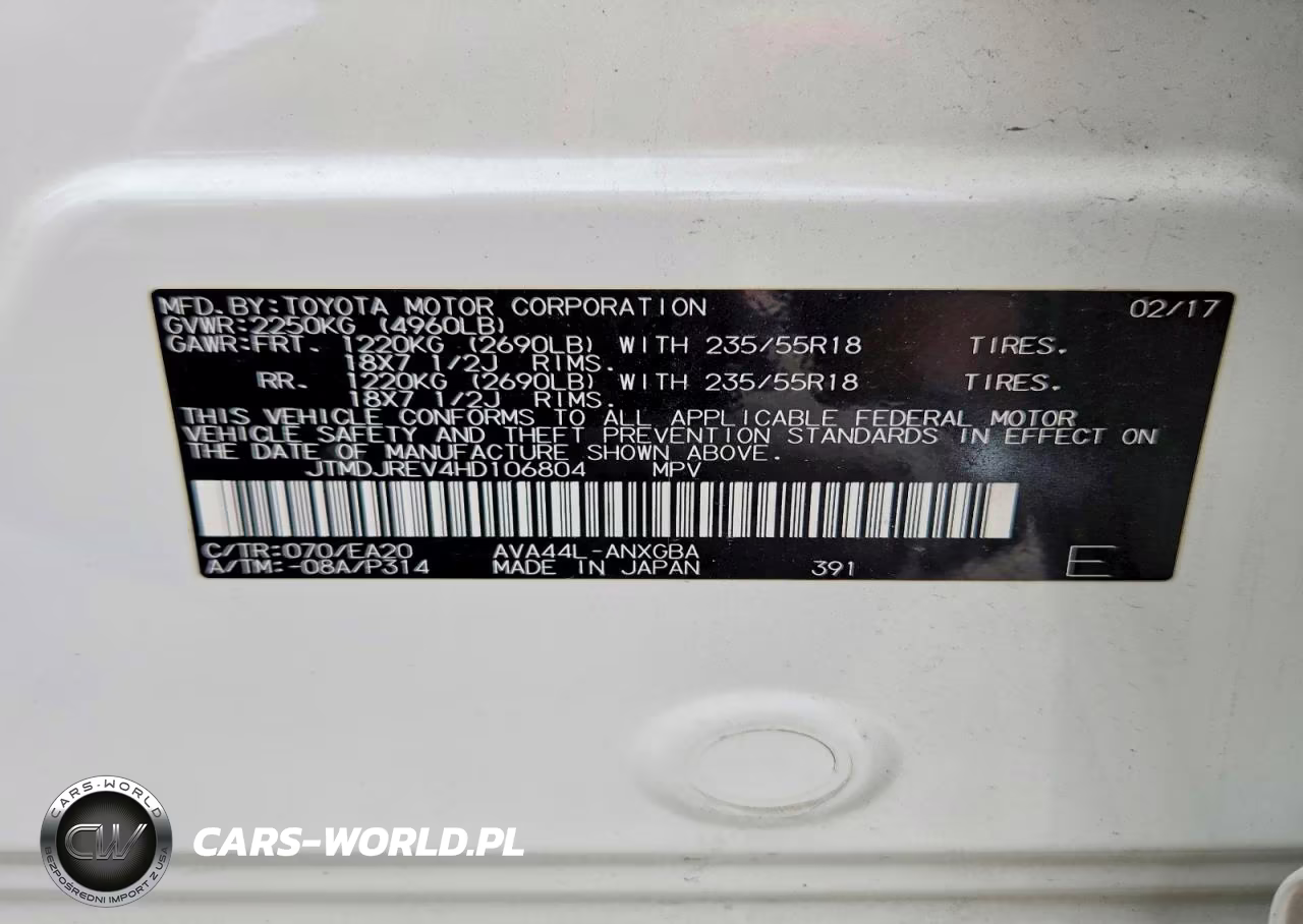 2017 Toyota Rav4 Hv Limited VIN:JTMDJREV4HD106804 - 13