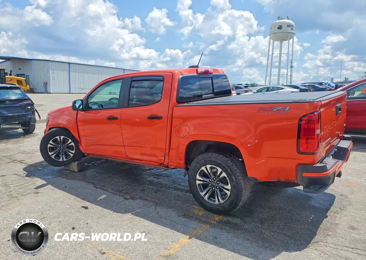 2021 Chevrolet Colorado Z71 VIN:1GCGTDEN7M1291758 - 2