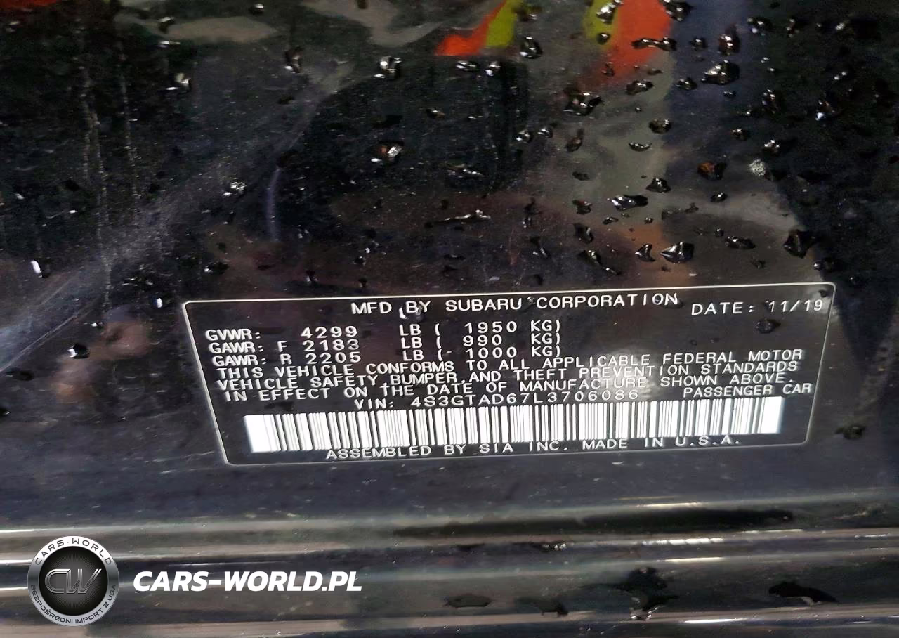 2020 Subaru Impreza Premium VIN:4S3GTAD67L3706086 - 12