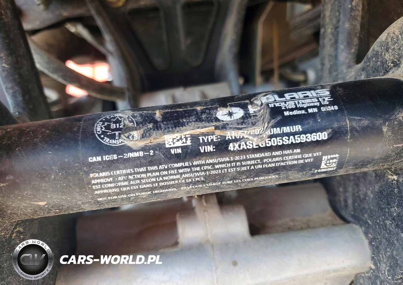 2025 Polaris Sportsman 450 Atv VIN:4XASEG505SA593600 - 10