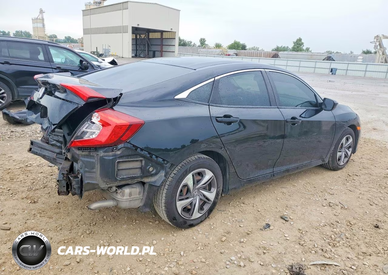 2019 Honda Civic Lx VIN:19XFC2F68KE041057 - 3