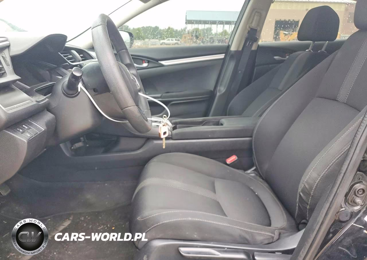 2019 Honda Civic Lx VIN:19XFC2F68KE041057 - 7