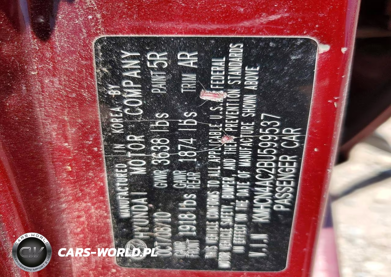 2011 Hyundai Accent Gls VIN:KMHCN4AC2BU599537 - 12