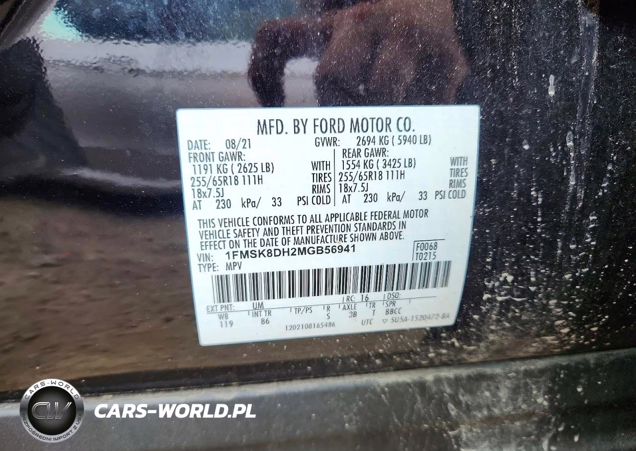 2021 Ford Explorer Xlt VIN:1FMSK8DH2MGB56941 - 13