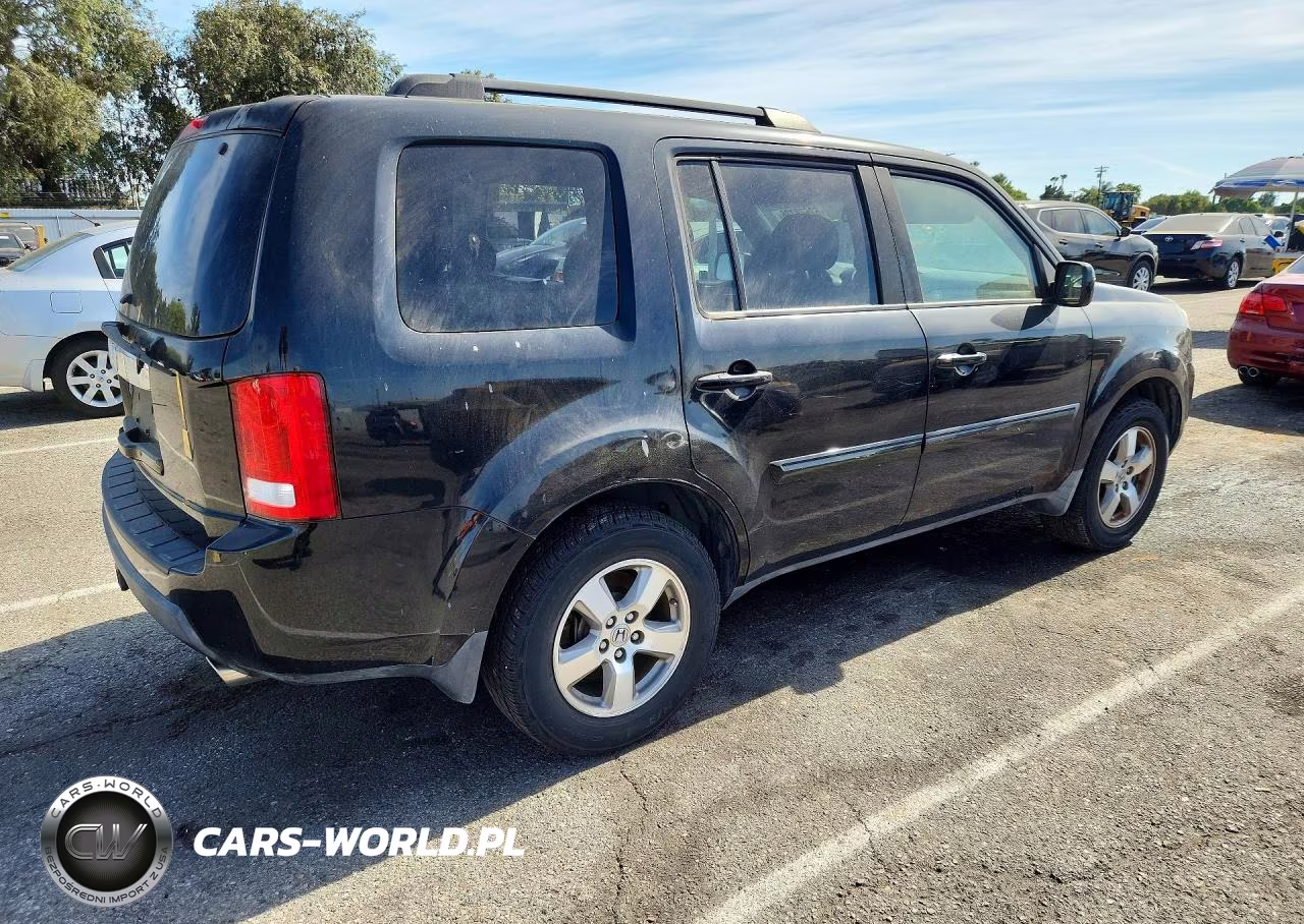 2010 Honda Pilot Exl VIN:5FNYF3H57AB012698 - 3