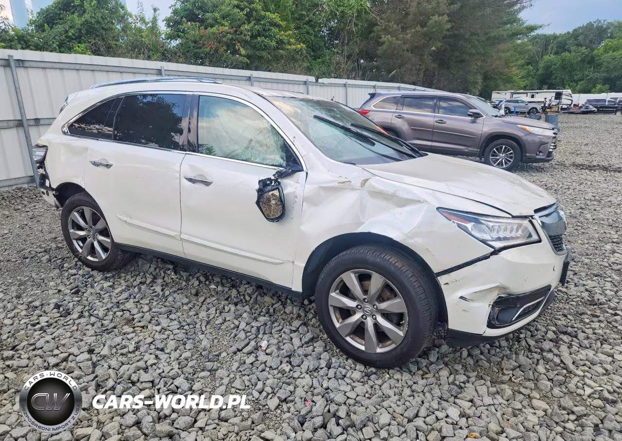 2014 Acura Mdx Advance VIN:5FRYD4H86EB037165 - 4
