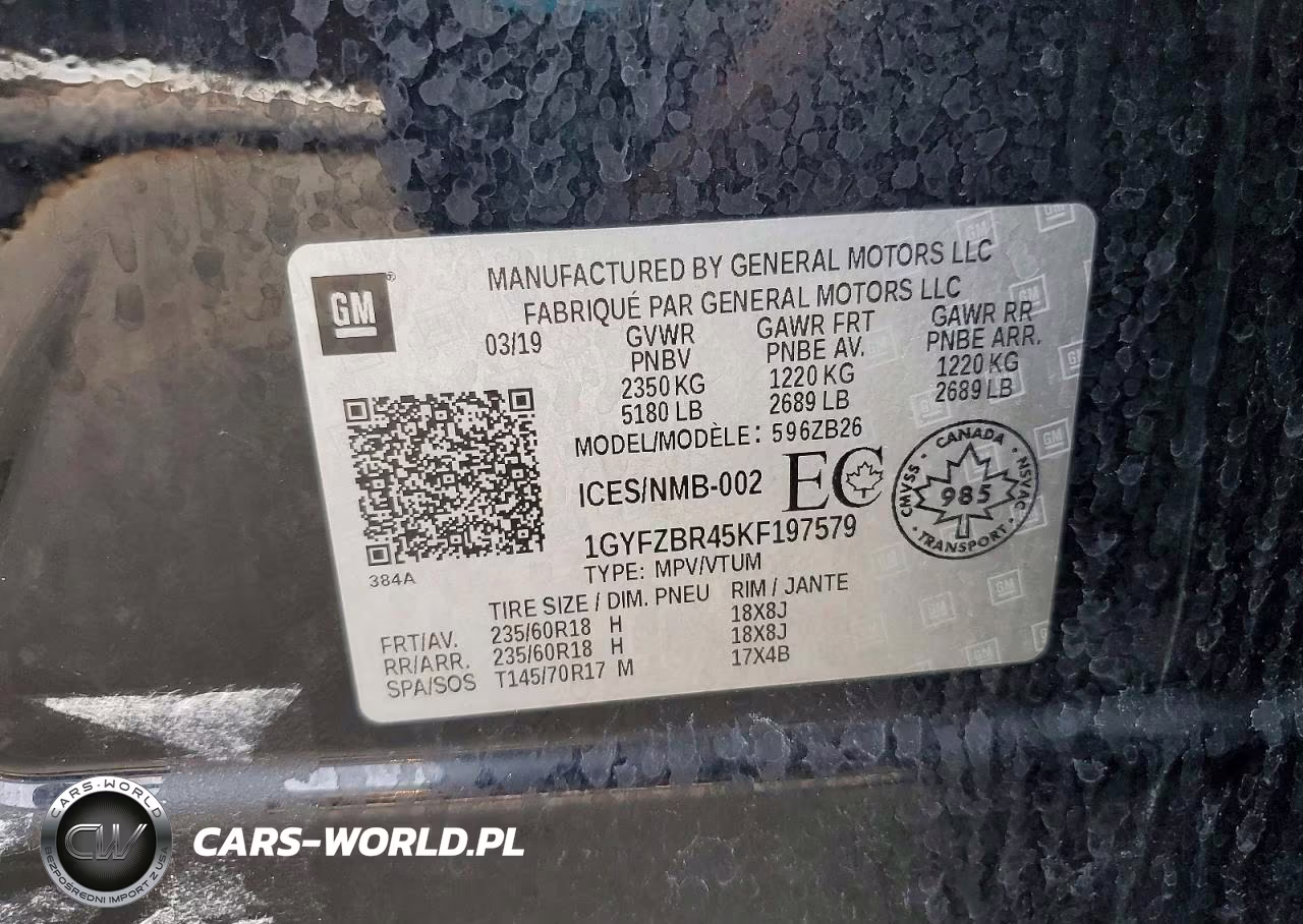 2019 Cadillac Xt4 Luxury VIN:1GYFZBR45KF197579 - 13