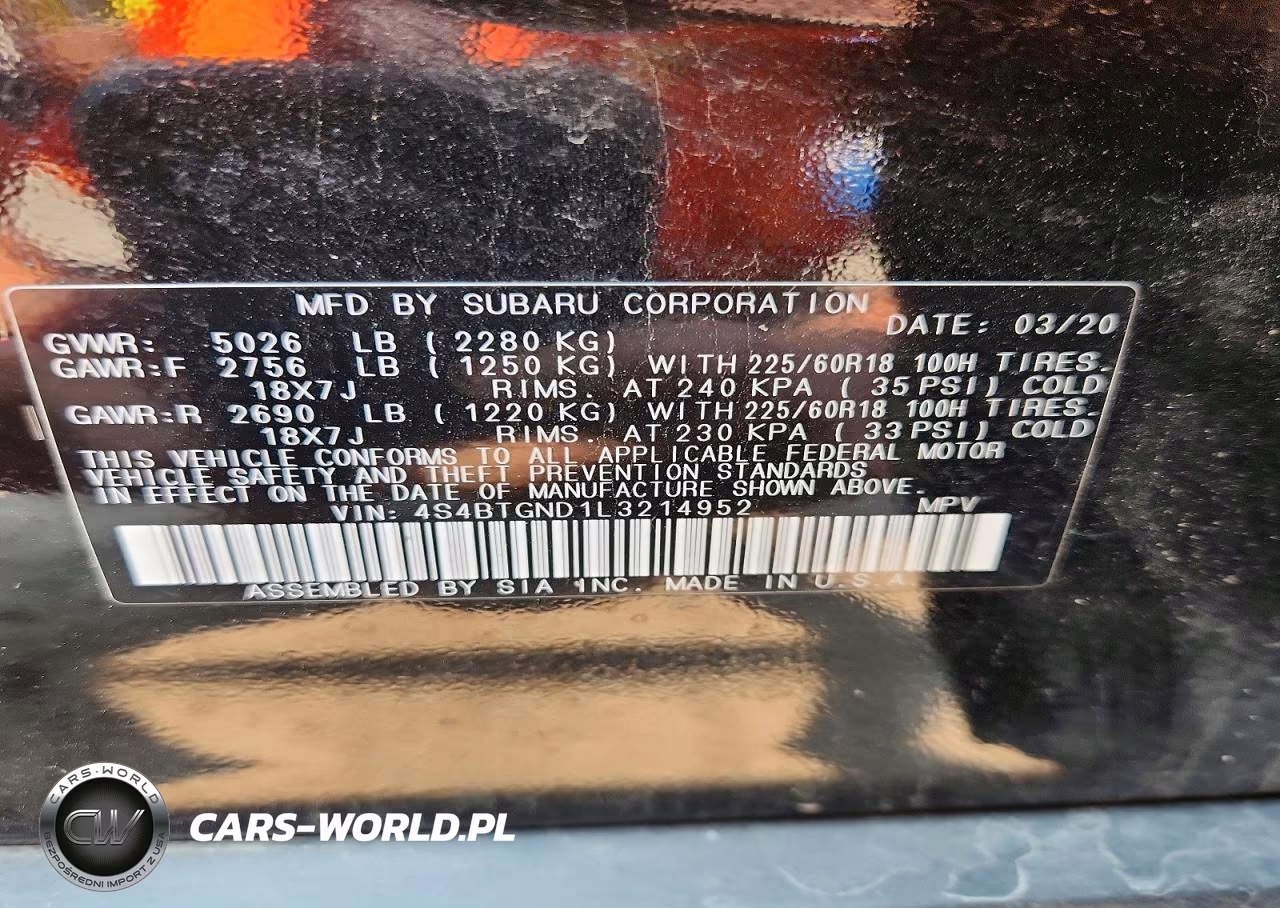 2020 Subaru Outback Limited Xt VIN:4S4BTGND1L3214952 - 13