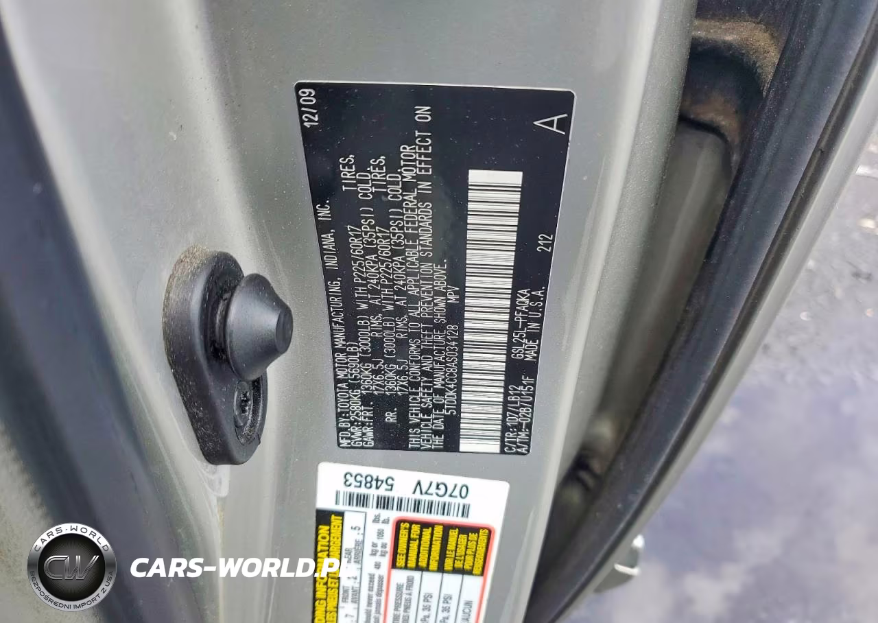 2010 Toyota Sienna Xle Limited VIN:5TDDK4CC8AS034128 - 13