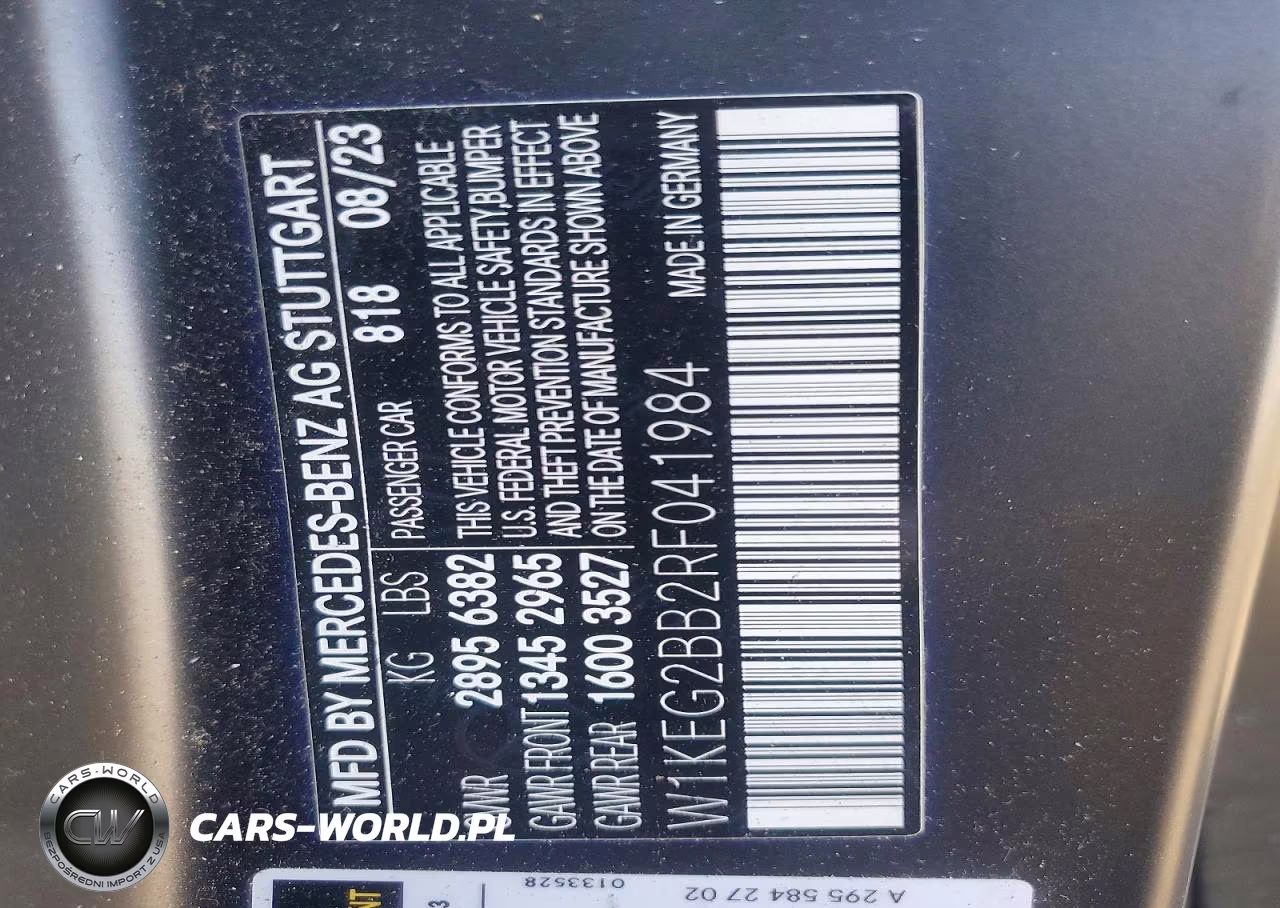 2024 Mercedes-Benz Eqe Sedan 350+ VIN:W1KEG2BB2RF041984 - 13