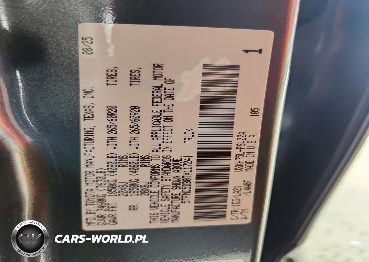 2026 Toyota Tundra Hybrid Platinum Hybrid Crewmax 5.5' Bed VIN:5TFNC5DB0TX117241 - 12