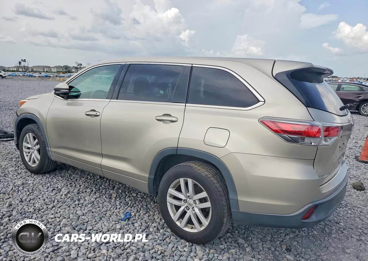 2015 Toyota Highlander Le VIN:5TDZARFH2FS009861 - 2
