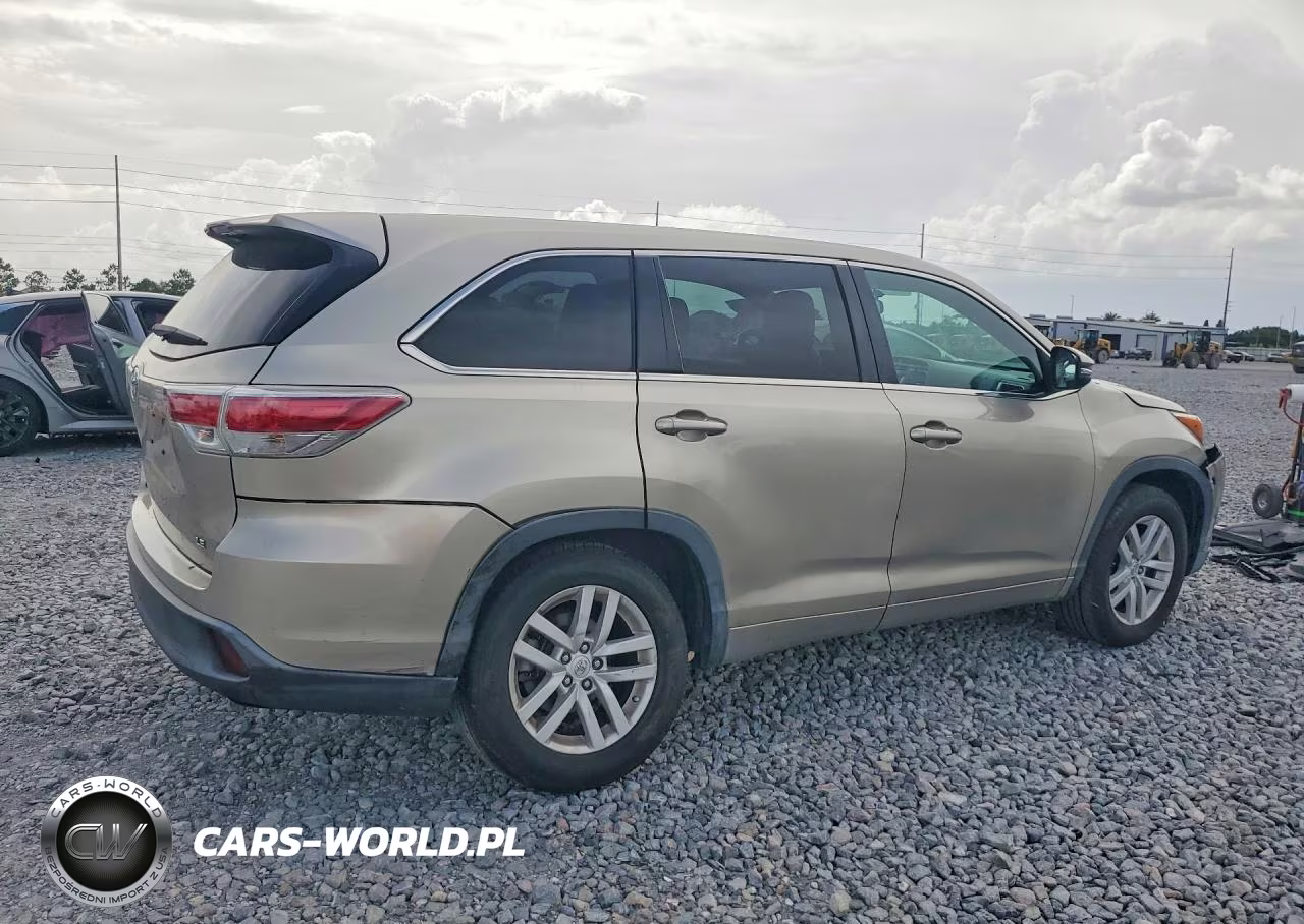 2015 Toyota Highlander Le VIN:5TDZARFH2FS009861 - 3
