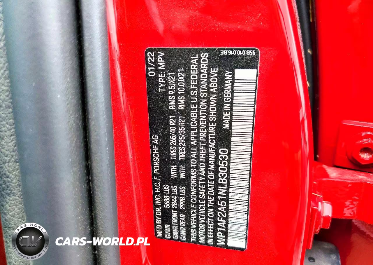 2022 Porsche Macan Gts VIN:WP1AF2A51NLB30530 - 12