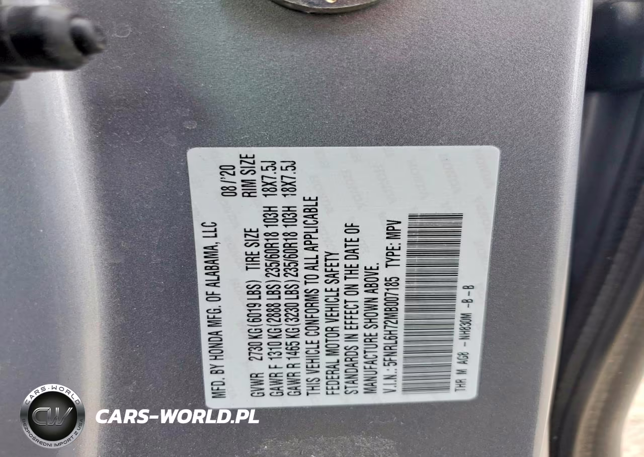 2021 Honda Odyssey Exl VIN:5FNRL6H72MB007185 - 13