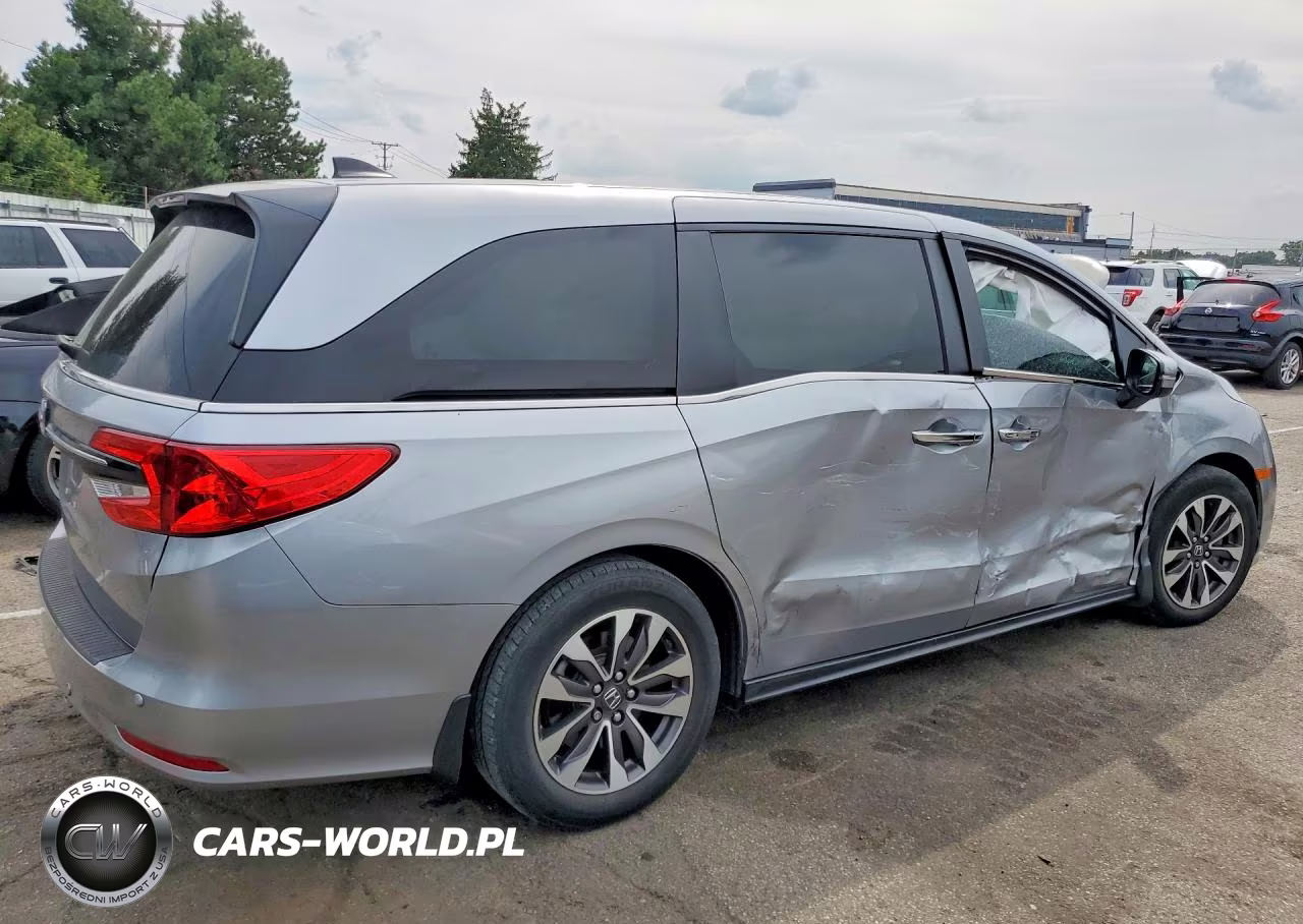 2021 Honda Odyssey Exl VIN:5FNRL6H72MB007185 - 3