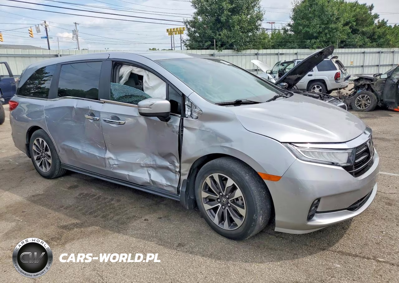 2021 Honda Odyssey Exl VIN:5FNRL6H72MB007185 - 4