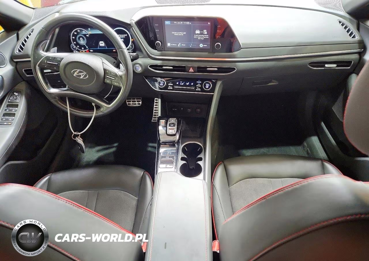 2021 Hyundai Sonata Sel Plus VIN:5NPEJ4J23MH069462 - 8