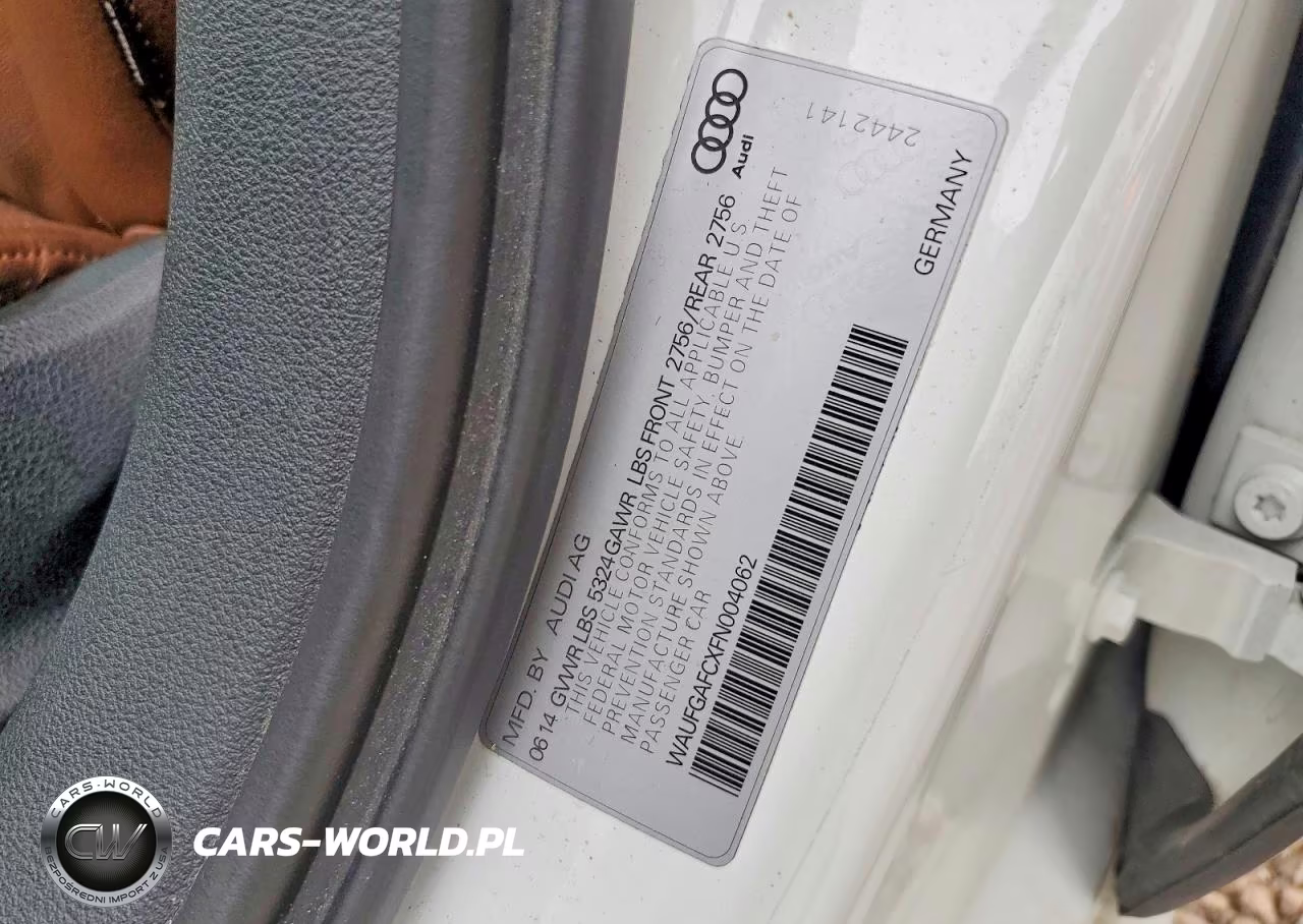 2015 Audi A6 Premium Plus VIN:WAUFGAFCXFN004062 - 12