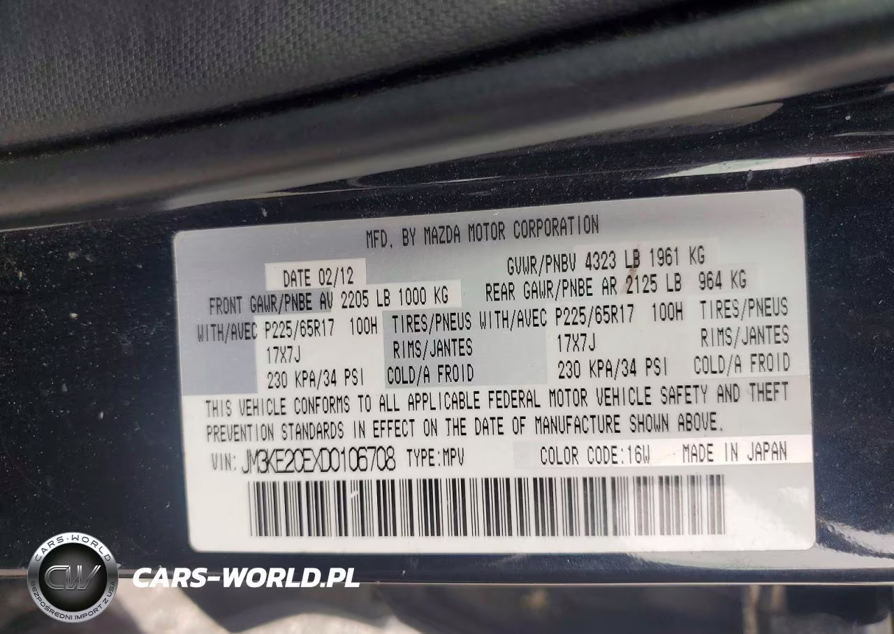 2013 Mazda Cx-5 Touring VIN:JM3KE2CEXD0106708 - 13