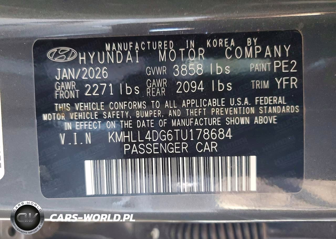 2026 Hyundai Elantra Se VIN:KMHLL4DG6TU178684 - 12
