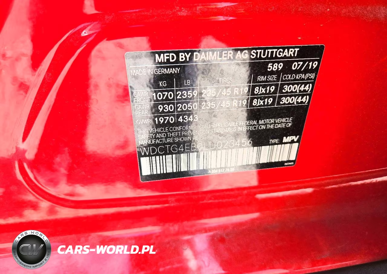 2020 Mercedes-Benz Gla 250 VIN:WDCTG4EB0LU023456 - 12