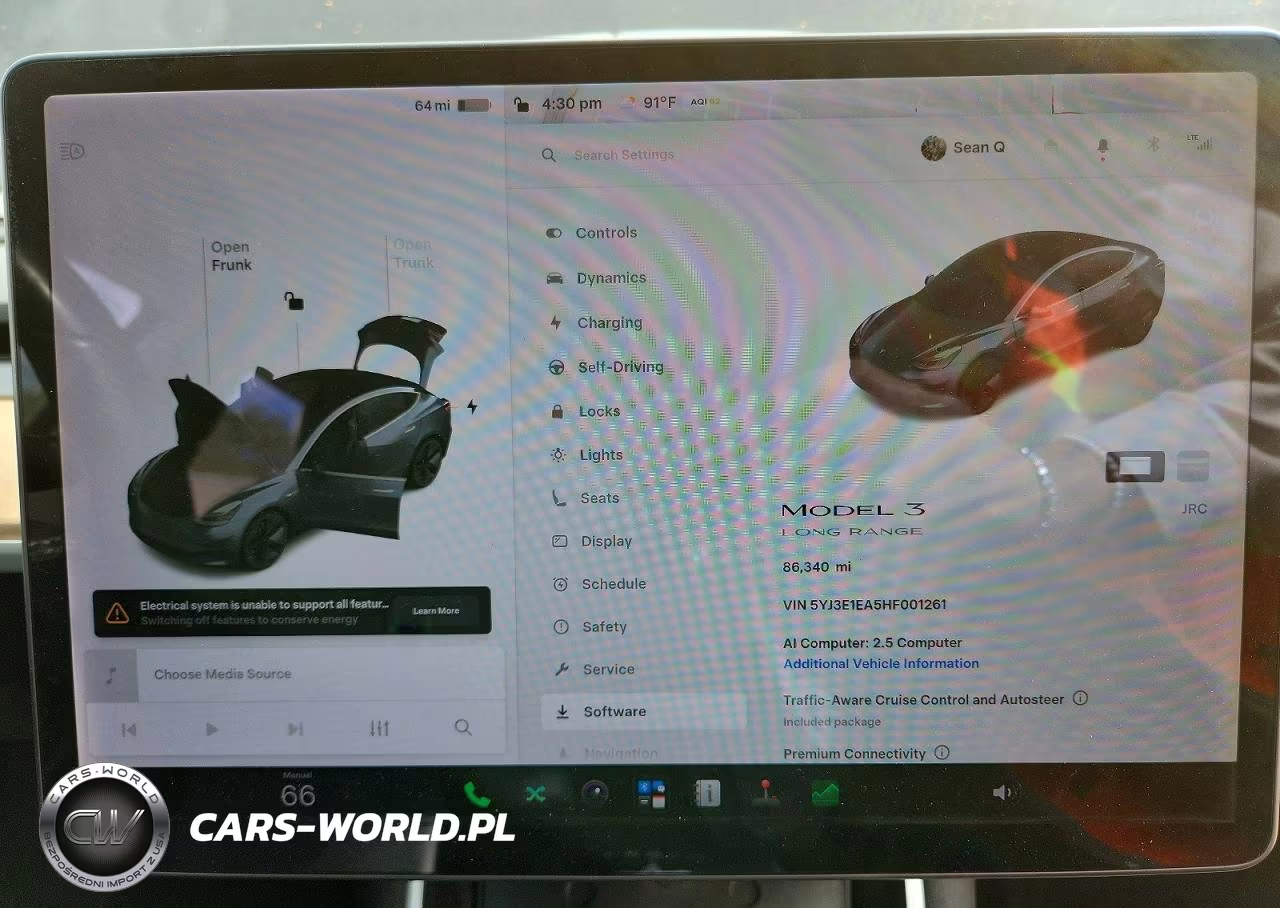 2017 Tesla Model 3 VIN:5YJ3E1EA5HF001261 - 9