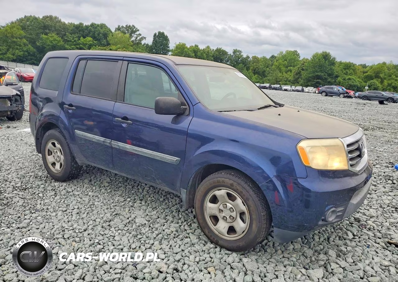 2014 Honda Pilot Lx VIN:5FNYF3H21EB020274 - 4