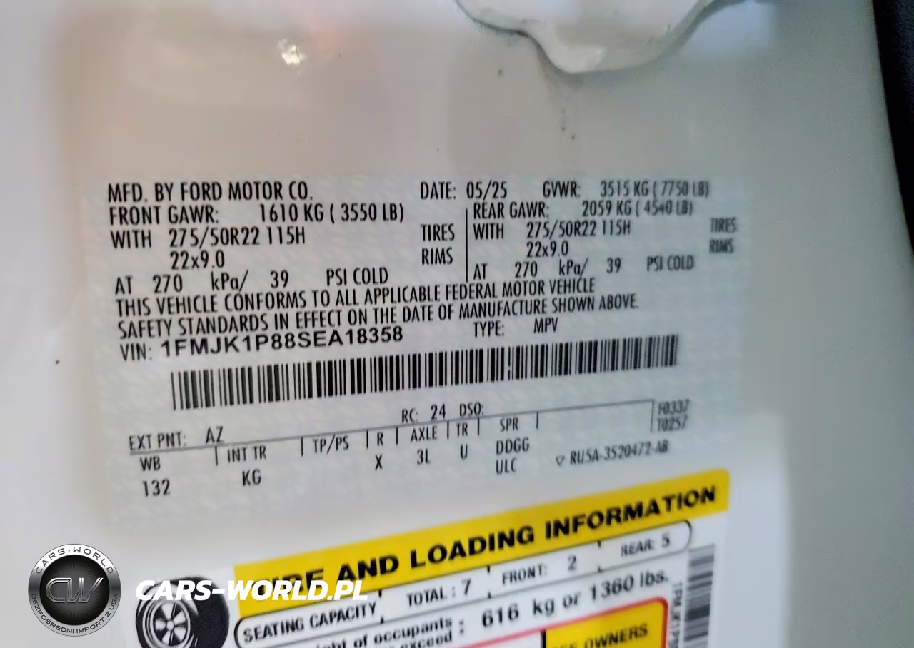 2025 Ford Expedition Max King Ranch VIN:1FMJK1P88SEA18358 - 13
