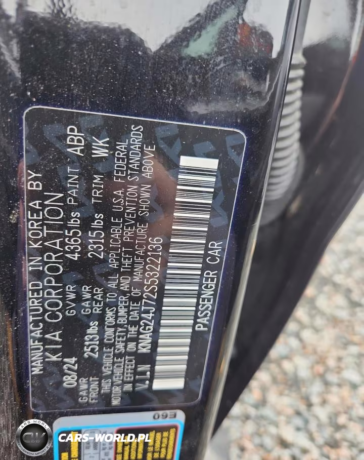 2025 Kia K5 Lxs VIN:KNAG24J72S5322136 - 12
