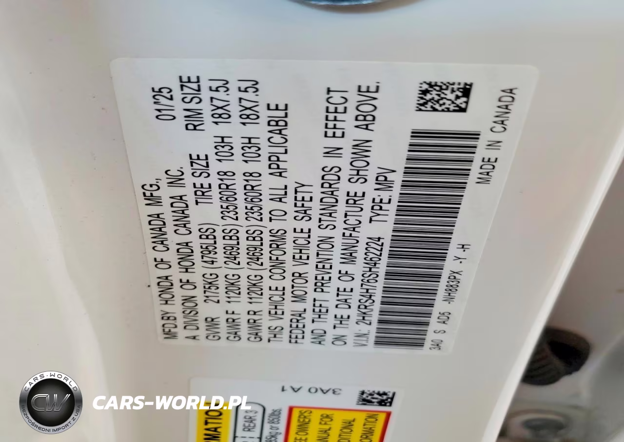 2025 Honda Cr-V Exl VIN:2HKRS4H76SH462224 - 14