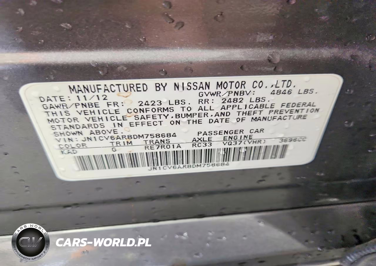 2013 Infiniti G37 Sedan X VIN:JN1CV6AR8DM758684 - 12