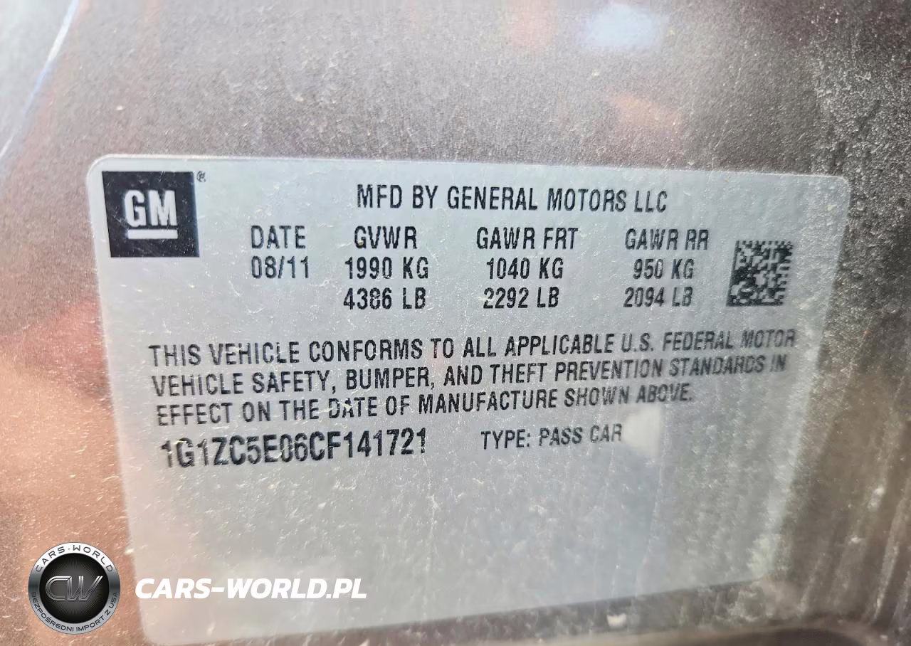 2012 Chevrolet Malibu 1Lt VIN:1G1ZC5E06CF141721 - 12
