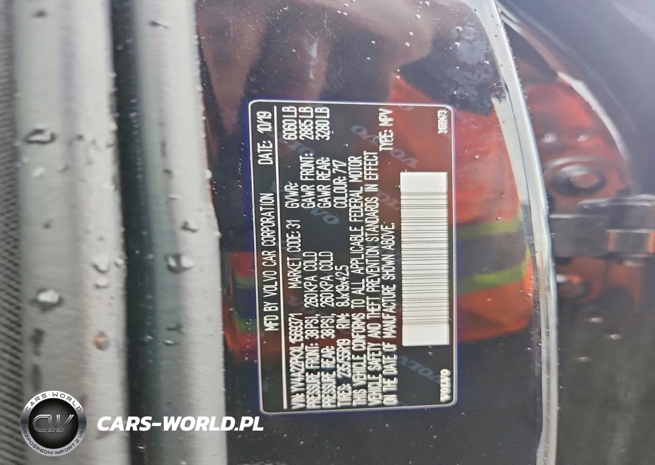 2020 Volvo Xc90 T6 Momentum VIN:YV4A22PKXL1569371 - 13