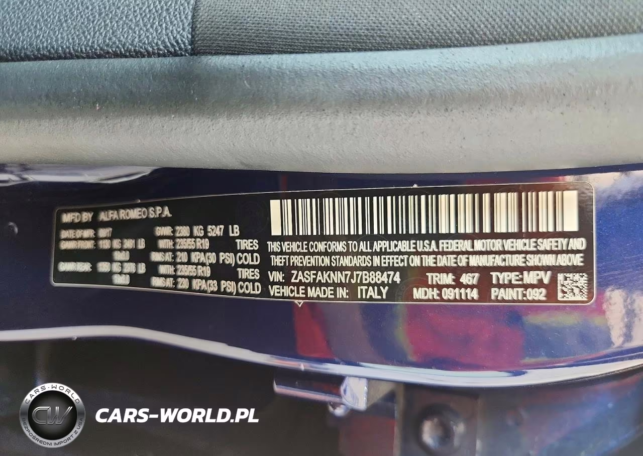 2018 Alfa Romeo Stelvio Ti Sport VIN:ZASFAKNN7J7B88474 - 13