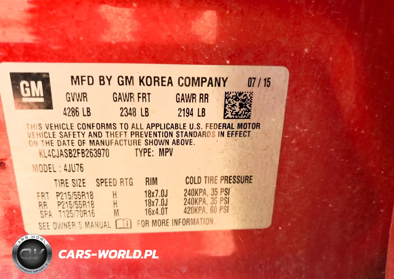 2015 Buick Encore VIN:KL4CJASB2FB263970 - 12