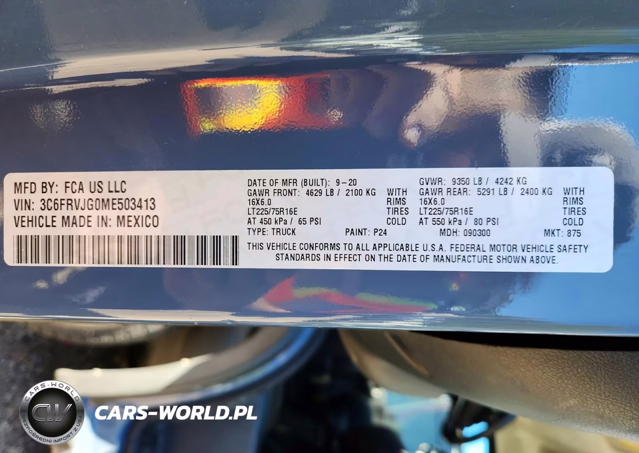 2021 Ram Promaster 3500 Delivery Van VIN:3C6FRVJG0ME503413 - 13