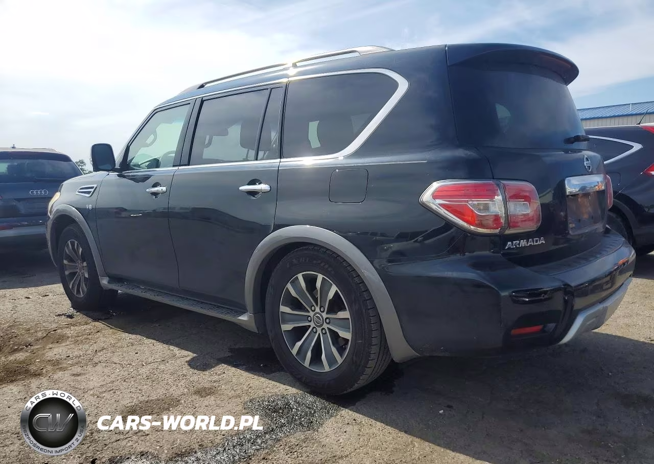 2017 Nissan Armada Sl VIN:JN8AY2NCXH9502876 - 2