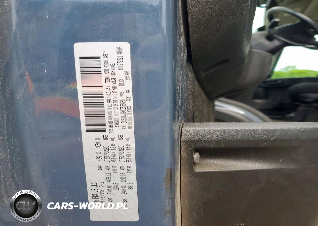 2019 Ram Promaster 3500 Delivery Van VIN:3C6URVJGXKE558665 - 13