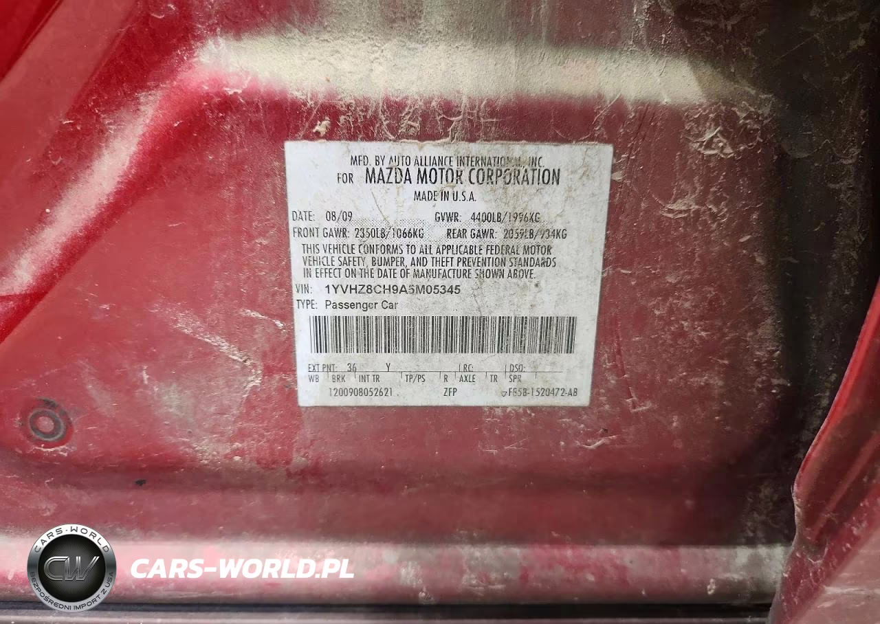 2010 Mazda 6 I VIN:1YVHZ8CH9A5M05345 - 12