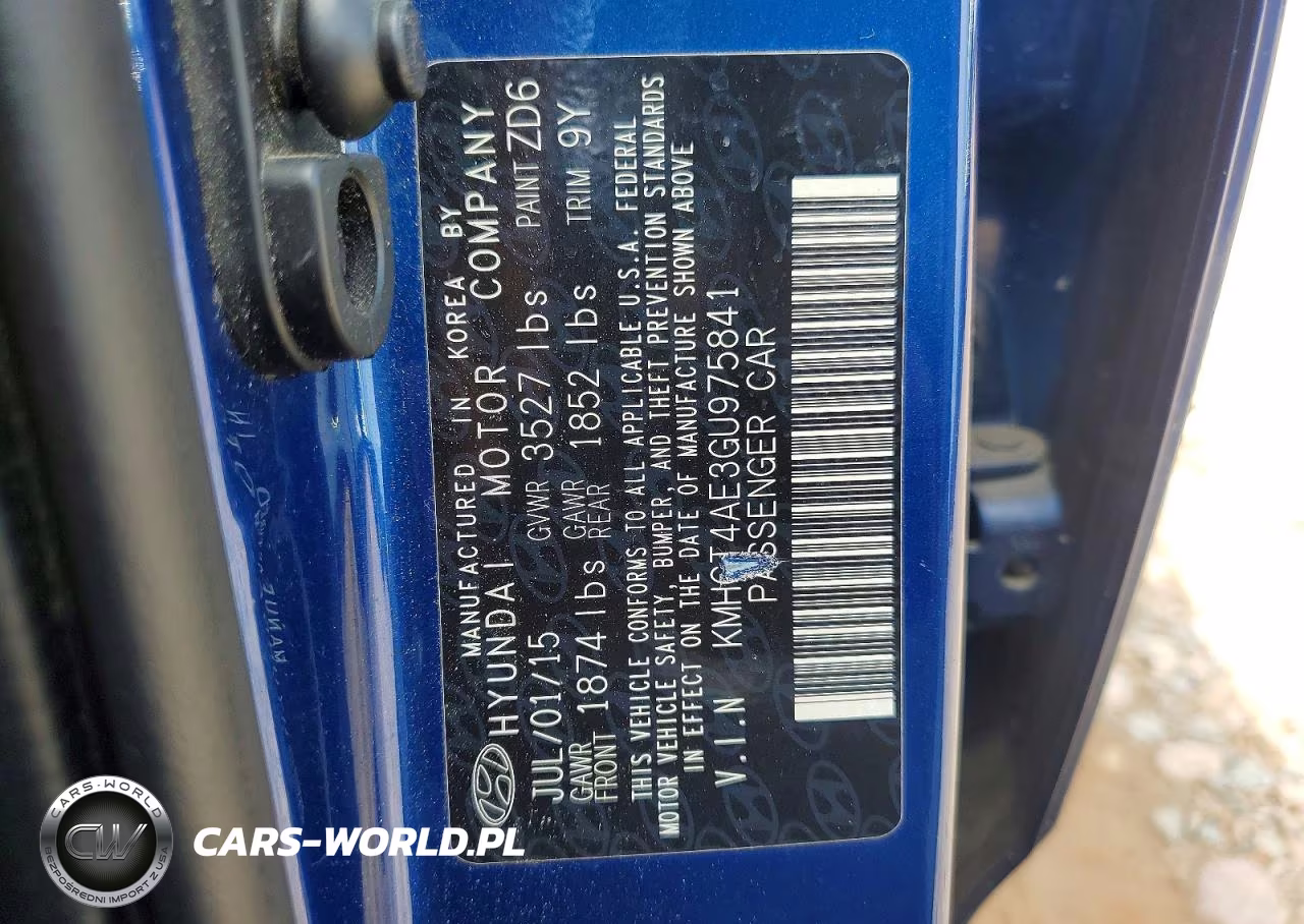 2016 Hyundai Accent Se VIN:KMHCT4AE3GU975841 - 12