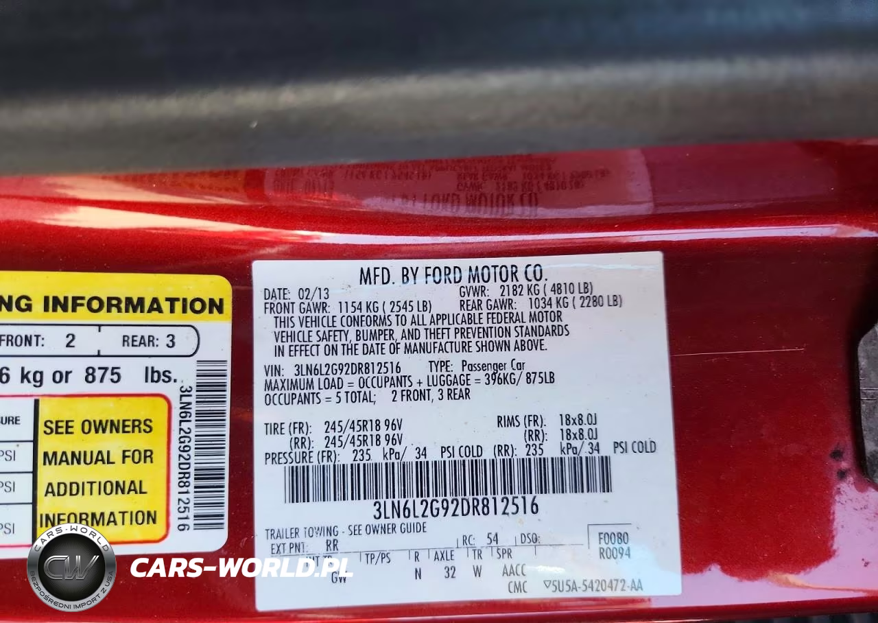 2013 Lincoln Mkz VIN:3LN6L2G92DR812516 - 12