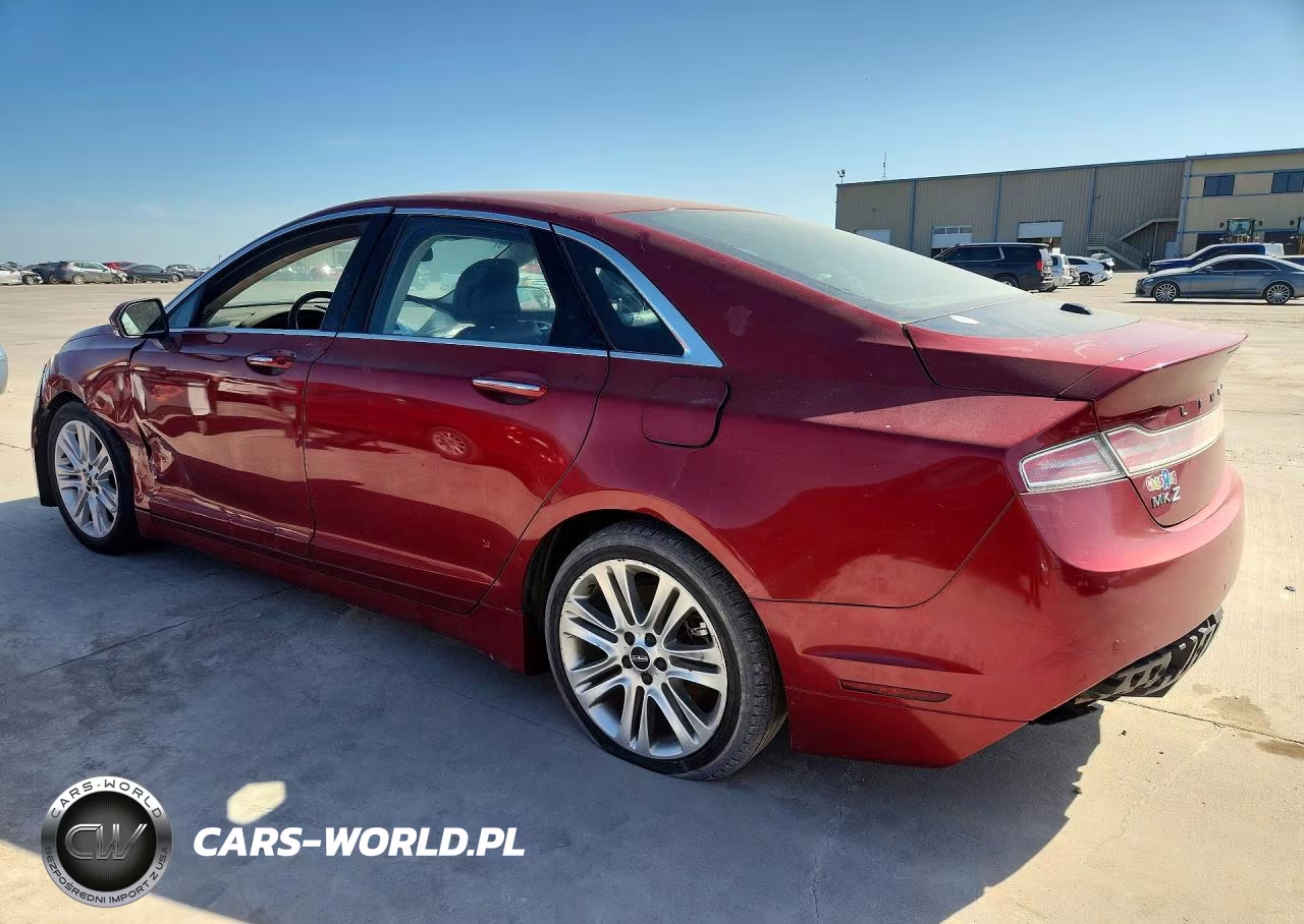2013 Lincoln Mkz VIN:3LN6L2G92DR812516 - 2